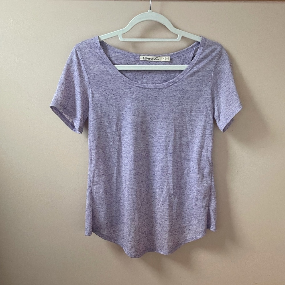 Tulip Back Solid Tee